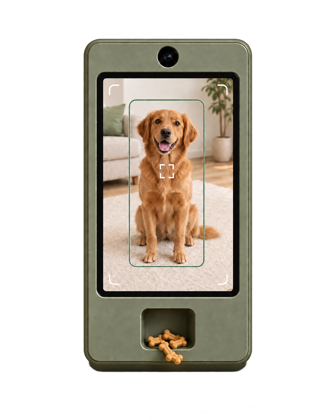 Sage Cueby dog training camera and treat dispenser